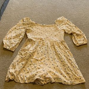 American eagle floral long sleeve romper